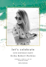 Fresh & Fancy - Invitación De Cumpleaños